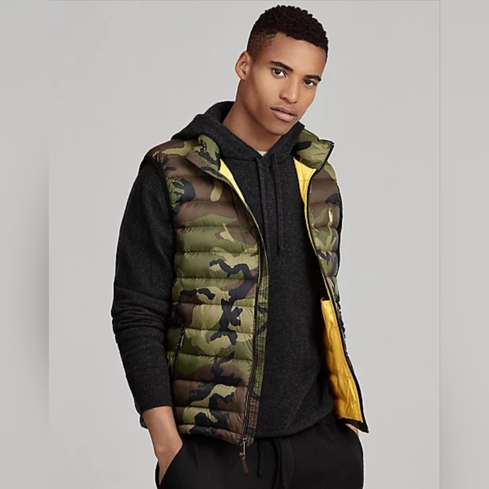 RALPH LAUREN‎ Camo Packable Down Vest